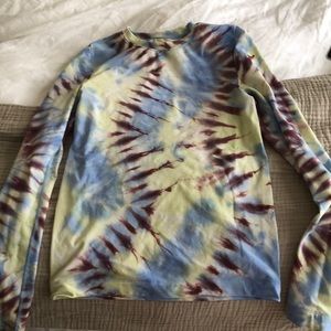 Tory Burch Sport Tie Dye Workout Top